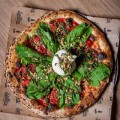A pizza de Burrata