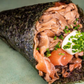 Temaki Salmão Cogumelos Fila