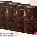 Tablete 50%, 60%, 70% e 80% Cacau