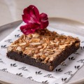 Brownie com Amêndoas Laminadas