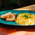 Omelete de Banana com Bacon