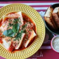 Ravioli de Cogumelo com molho de tomate 
