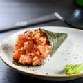 Temaki Salmão Crocante