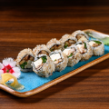 Uramaki de Shitake, Rúcula e Tofu 