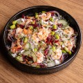 Salada de bifum com camarão